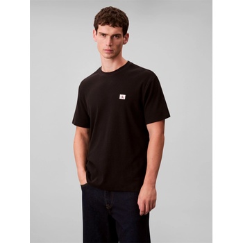Calvin Klein Jeans Тениска Calvin Klein Jeans Men's Regular Fit Waffle T-Shirt - Black