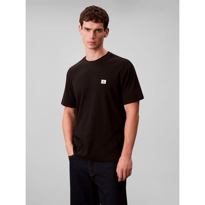 Calvin Klein Jeans Тениска Calvin Klein Jeans Men's Regular Fit Waffle T-Shirt - Black