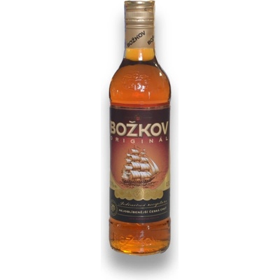 Božkov Originál tuzemský 37,5% 0,5 l (čistá fľaša)