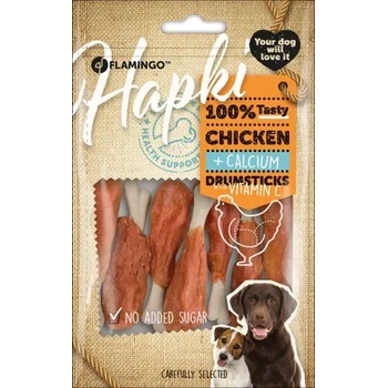 Flamingo Chick and Snack - Лакомство за кучета, снакс пилешки калциеви бутчета, 85 гр