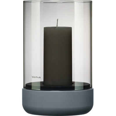 blomus Лампион за свещи Calma 20 см стоманеносив (66230)