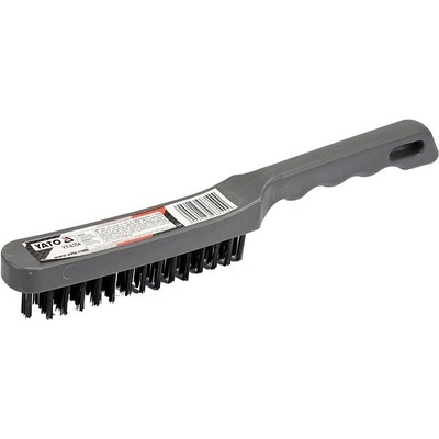Yato Kartáč drátěný ruční 4 řady plast YT-6354