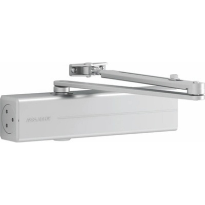 Assa Abloy Zavírač DC300 Yale lomené ramínko EN2/3 stříbrná - NOVINKA