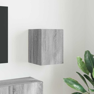 vidaXL TV стенен шкаф 30 x 31 x 40 см Сив Сонома Инженерна дървесина (892261)