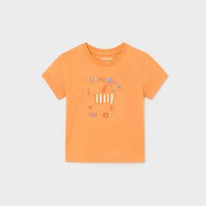 MAYORAL Тениска къс ръкав embossed мандарина за бебе момче Mayoral кученце