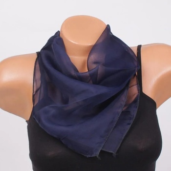 Image 1 of Нежно фишу в тъмносин цвят