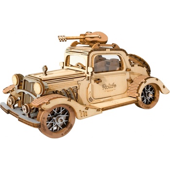 Robotime Rolife 3D drevené puzzle Historický automobil 164 ks