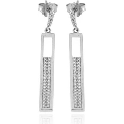 Zlatnictví U Kostela visací náušnice posázené zirkony 677