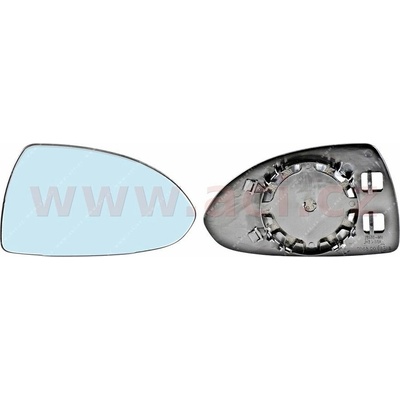 VAN WEZEL Sklo Vonkajšieho zrkadla 3750836
