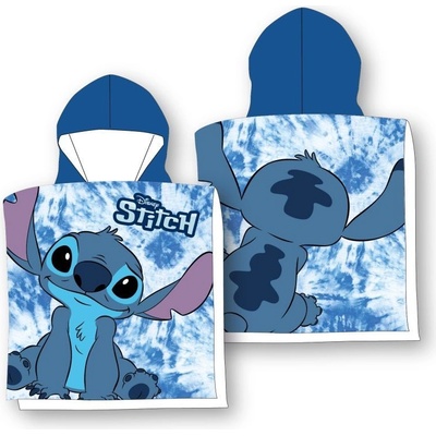 Faro Micro Plážové pončo Lilo and Stitch blue 50x50 cm