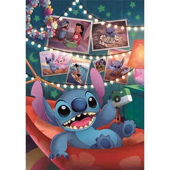 Clementoni - Puzzle Compact Disney Stich - 1 000 piese