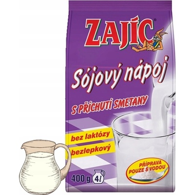 Natural Zajíc sojový nápoj se smetanou Mogador 400 g – Zboží Dáma
