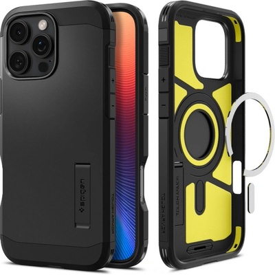 Удароустойчив калъф Spigen Tough Armor Mag MagSafeза iPhone 16 Pro Max, AC08013, Черен (AC08013)