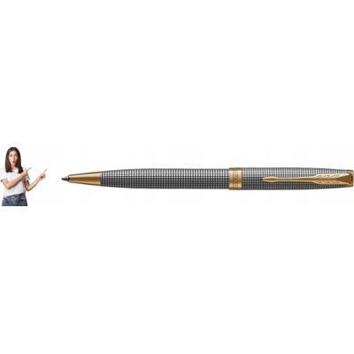 Parker 1502/5231492 Royal Sonnet Silver Chiselled GT