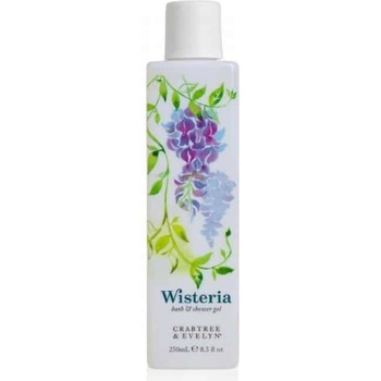 Crabtree & Evelyn Wisteria почистващ душ гел за всички типове кожа 250 ml