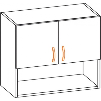 Bogdan Furniture Europe Горен двоен шкаф с ниша Alina 60B-E20