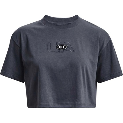 Under armour Тениска branded logo crop