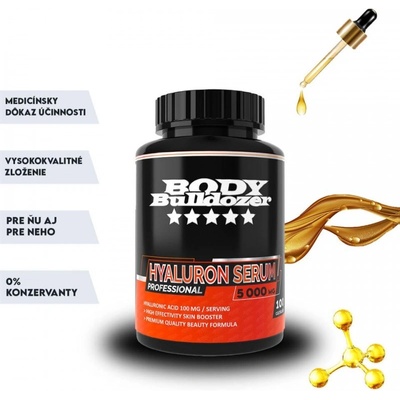 BodyBulldozer Hyaluron Serum Professional 100 kapsúl