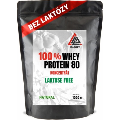 VALKNUT Protein 100% Whey 80 koncentrát bez laktózy 1000 g