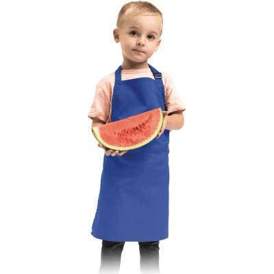 KSVL Dětská kuchařská zástěra KID 48x63 cm černá