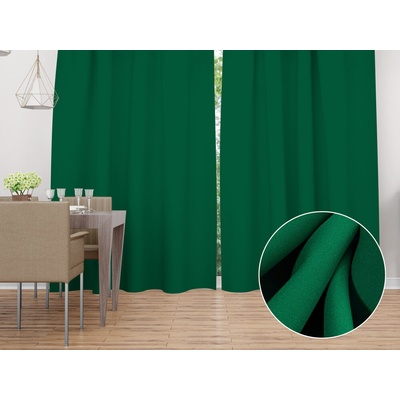 Biante Dekoračný záves Rongo RG-056 Zelený 140x140 cm