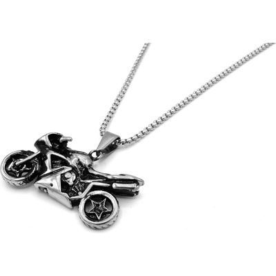 Steel Jewelry Náhrdelník motorka z chirurgické oceli NH231051