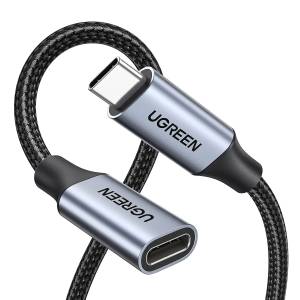 UGREEN Удължителен кабел от USB-C мъжки към USB-C женски Gen 2 1 м Space grey US372
