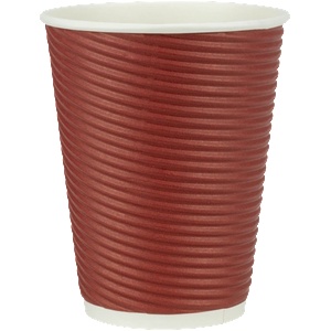 Horecano HORECANO-Чаша хартиена Ø8.7xh11cm 420ml 25бр ЧЕРВЕНА ЛУКС (232189-3) (HC-981798) (01981798)