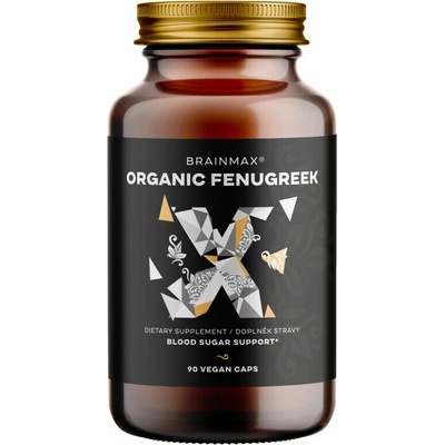 BrainMax Organic Fenugreek 700 mg BIO Pískavica grécke seno 90 rastlinných kapsúl