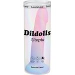 Love to Love Dildolls Utopia - дилдо с вакуумна основа - силикон, цветно