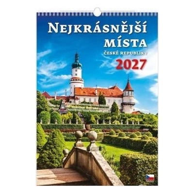 Helma Najkrajšie miesta Českej republiky 31,5 × 45 cm 2027