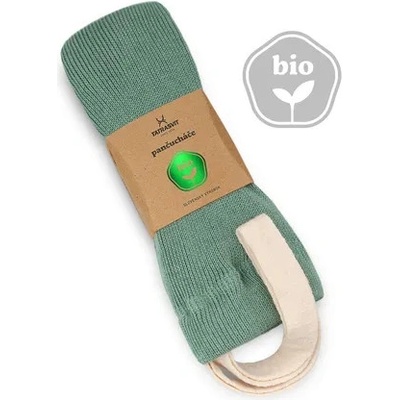 DUFICA klasické detské pančušky zo 100% BIO bavlny s trakmi zelená Zelená tmavá