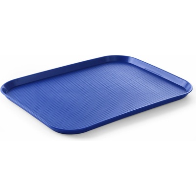 HENDI Polypropylénový podnos Fast Food veľký Modrá 350x450xH20mm Modrá 350x450xH20mm