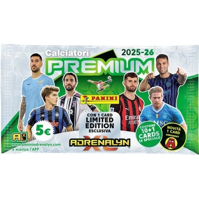 Panini СЕРИЯ А 2025/2026 - adrenalyn карти - ПРЕМИУМ ПАКЕТ