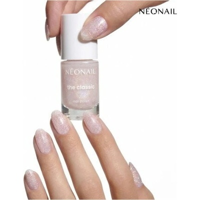 NEONAIL Glittery Mist 02 – ružový lak na nechty s trblietkami 7,2 ml