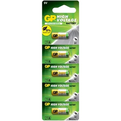 GP Batteries Алкална батерия gp 9 v, 5бр. в блистер, Цената е за 1 батерия, А29, a32, a25 (gp-ba-29af-u5)