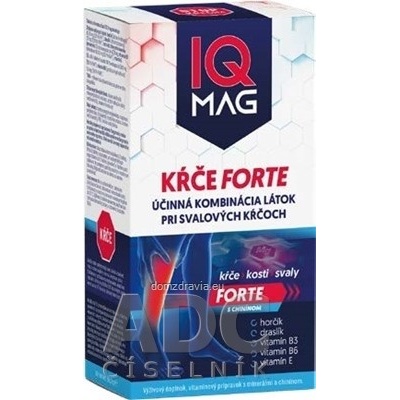 IQ Mag Kŕče Forte inov. 2023 60 tabliet