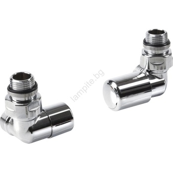 SAPHO - Комплект за свързване на ъглови вентили FIRST десен/лъскав хром (SH0809)