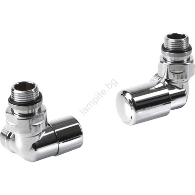 SAPHO - Комплект за свързване на ъглови вентили FIRST десен/лъскав хром (SH0809)