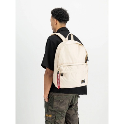 Alpha Industries Crew Backpack vintage white 18 l