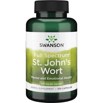 Swanson Full Spectrum St. John's Wort, 375 mg, 120 капсули, Swanson
