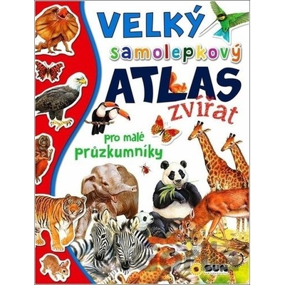 Sun velký samolepkový atlas zvířat