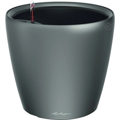 Lechuza Plastový kvetináč Classico LS 43 cm V 39,5 cm antracitový