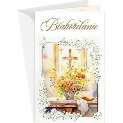 Pozdrav: Blahoželanie kňazovi - s textom (19-652)