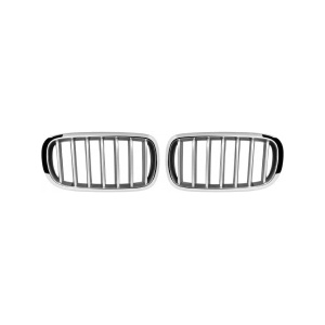  Комплект бъбреци съвместими с BMW X5 series F15 13+/ X6 series F16 14+ хром/сив
