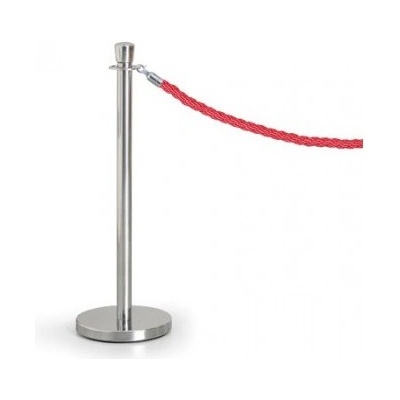 Zahradzovací stĺpik pre zavesené laná, nerez leštený