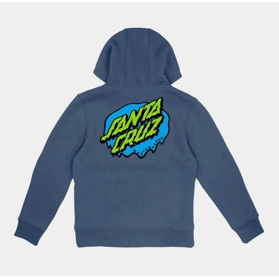 Santa Cruz Youth Slime Dot Hood heritage blue