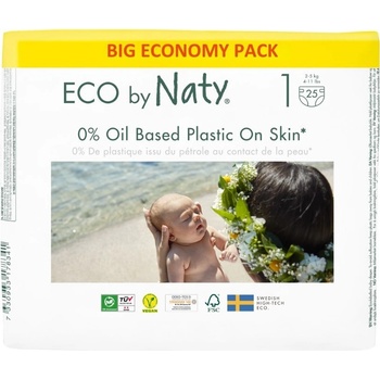 Naty ECO by Newborn 2 - 5 kg 4 x 25 ks