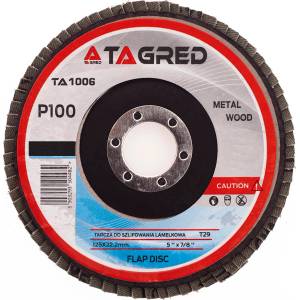 Tagred Лъскав диск 125 mm/22, 23 mm зърно P100 TA1006 (TA1006)