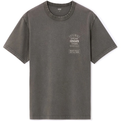 Celio Тениска Lelouder кройка Celio Celio | Siv | МЪЖЕ | S